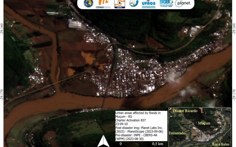 CATÁSTROFE NO RS: Imagens mostram áreas atingidas por enchentes em cidades gaúchas