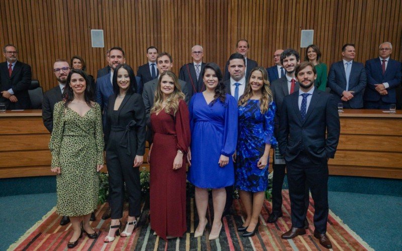 Novos promotores de Justiça do MPRS na solenidade | Jornal NH