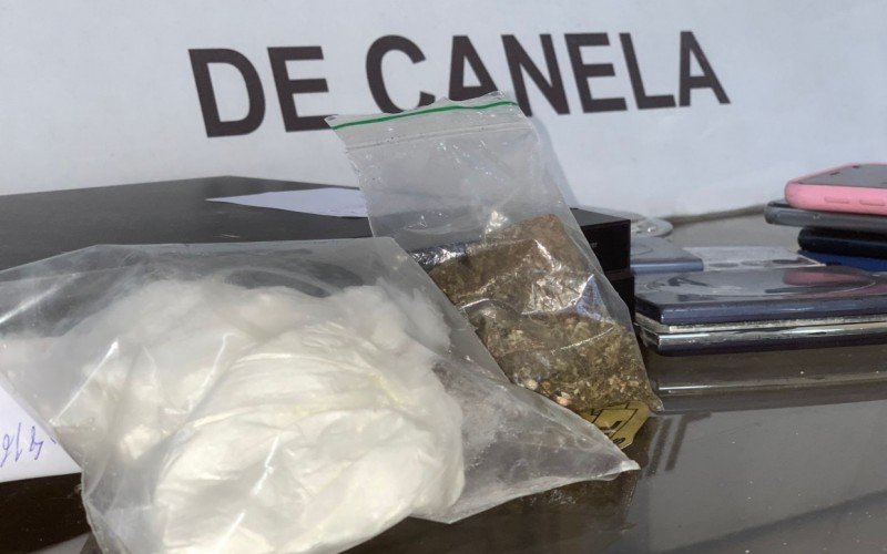 Cocaína apreendida durante mandado de busca em operação policial em Canela | Jornal NH