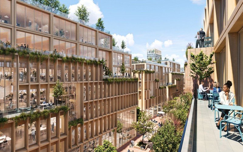 Projeto da Stockholm Wood City tem prédios de madeira | Jornal NH