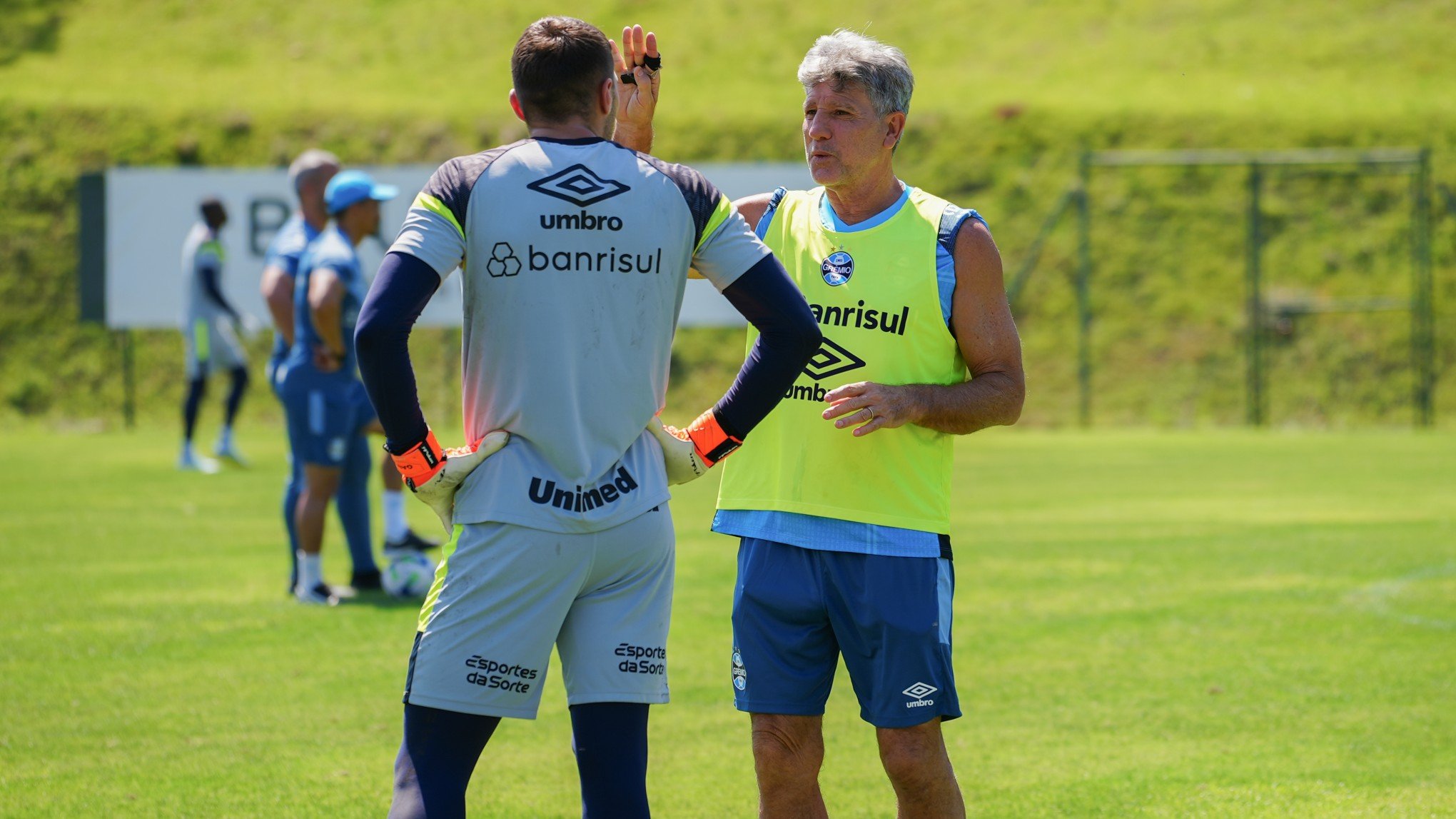 Renato Portaluppi faz último treino com portões fechados antes de Grêmio e Corinthians