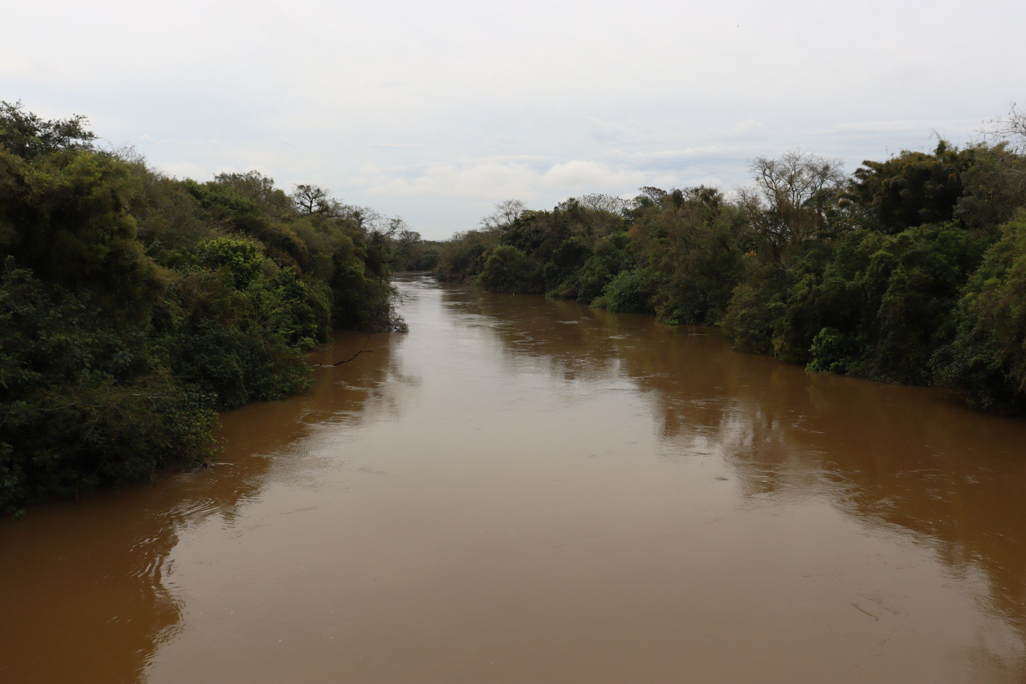 TEMPORAL: Defesa Civil de Novo Hamburgo monitora nível do Rio dos Sinos