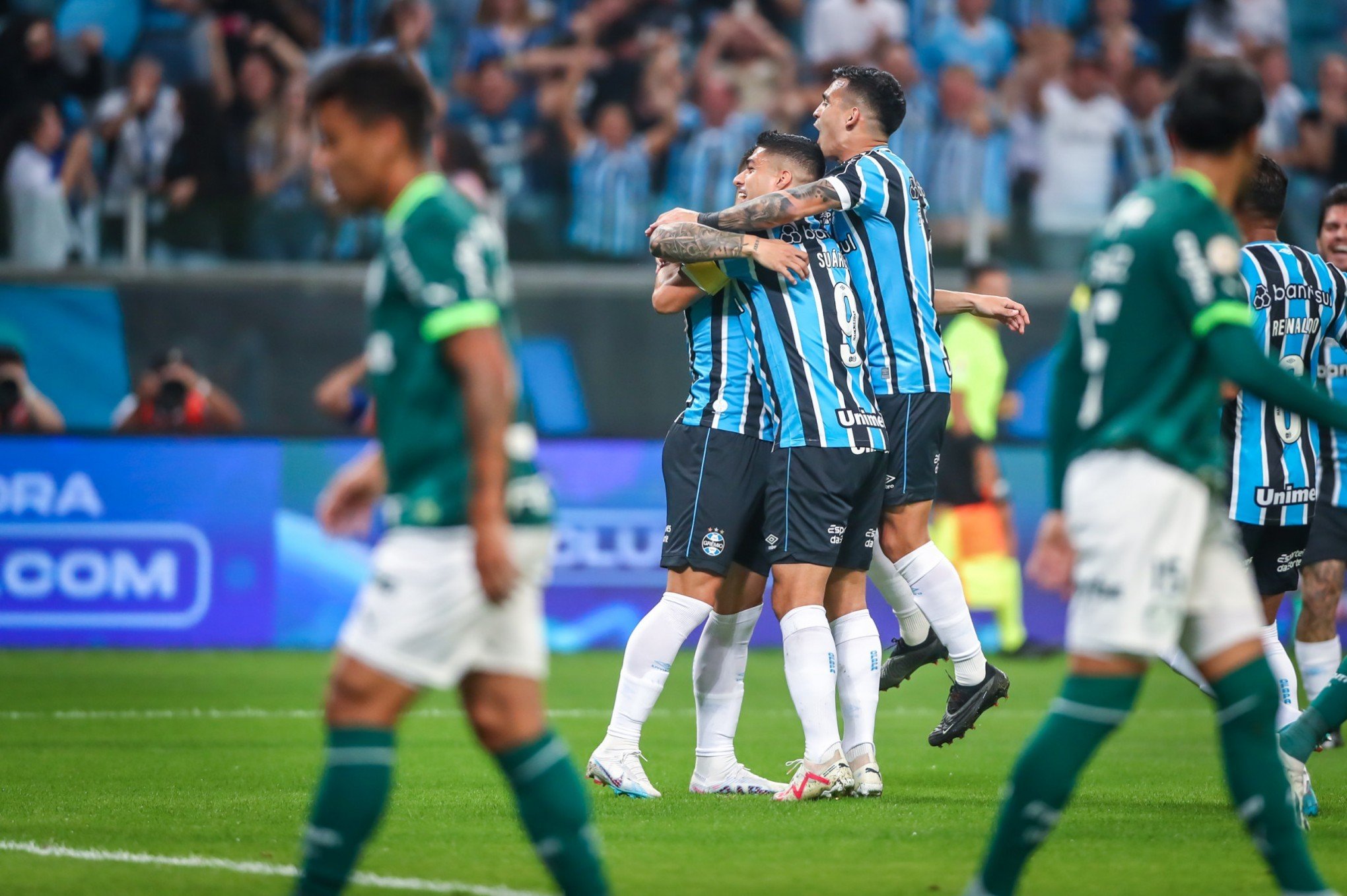 Grêmio tem vitória gigante sobre o Palmeiras e garante a 3ª posição na tabela