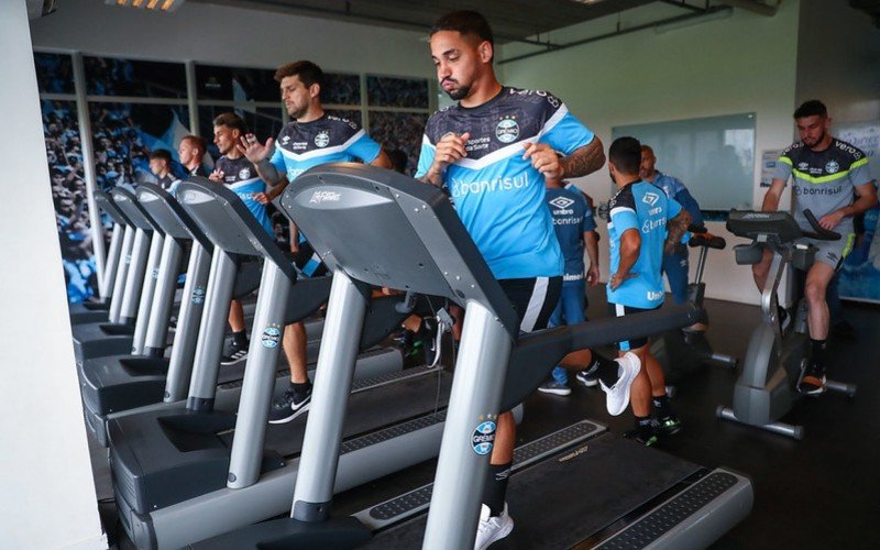 Grêmio realizou treino físico na manhã desta sexta-feira (22) no CT Luiz Carvalho | Jornal NH