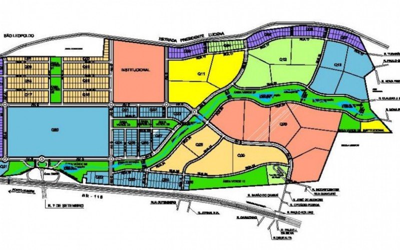 Uma das tantas versões do projeto hoje batizado de Boulevard Germânia | Jornal NH