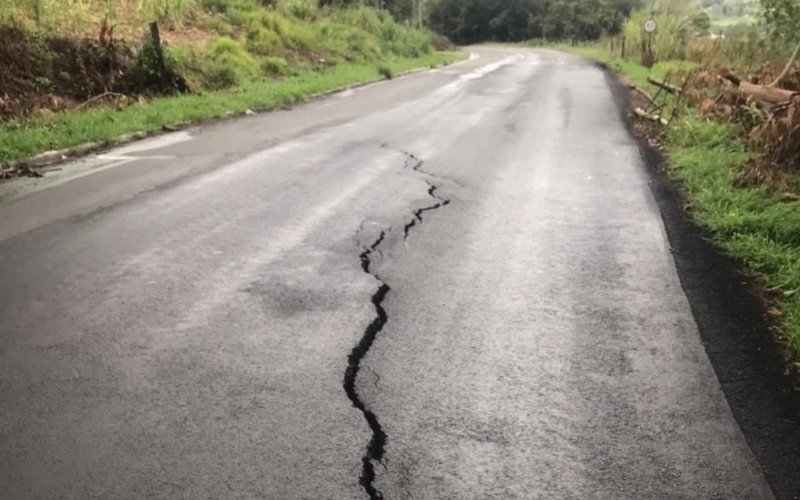 Rachadura maior foi identificada neste domingo | Jornal NH
