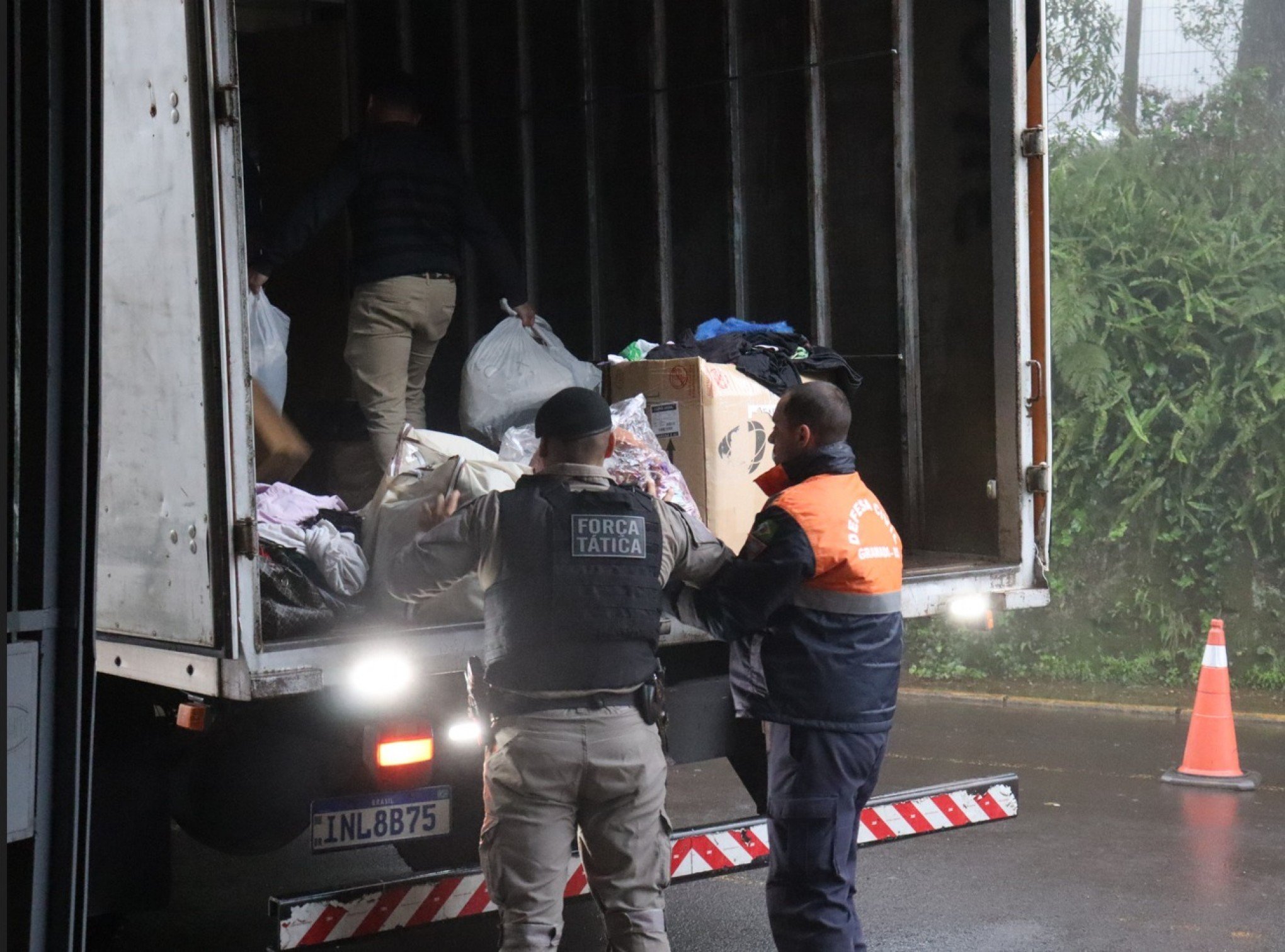 Defesa Civil e Brigada Militar enviarão novo caminhão com doações para o Vale do Taquari