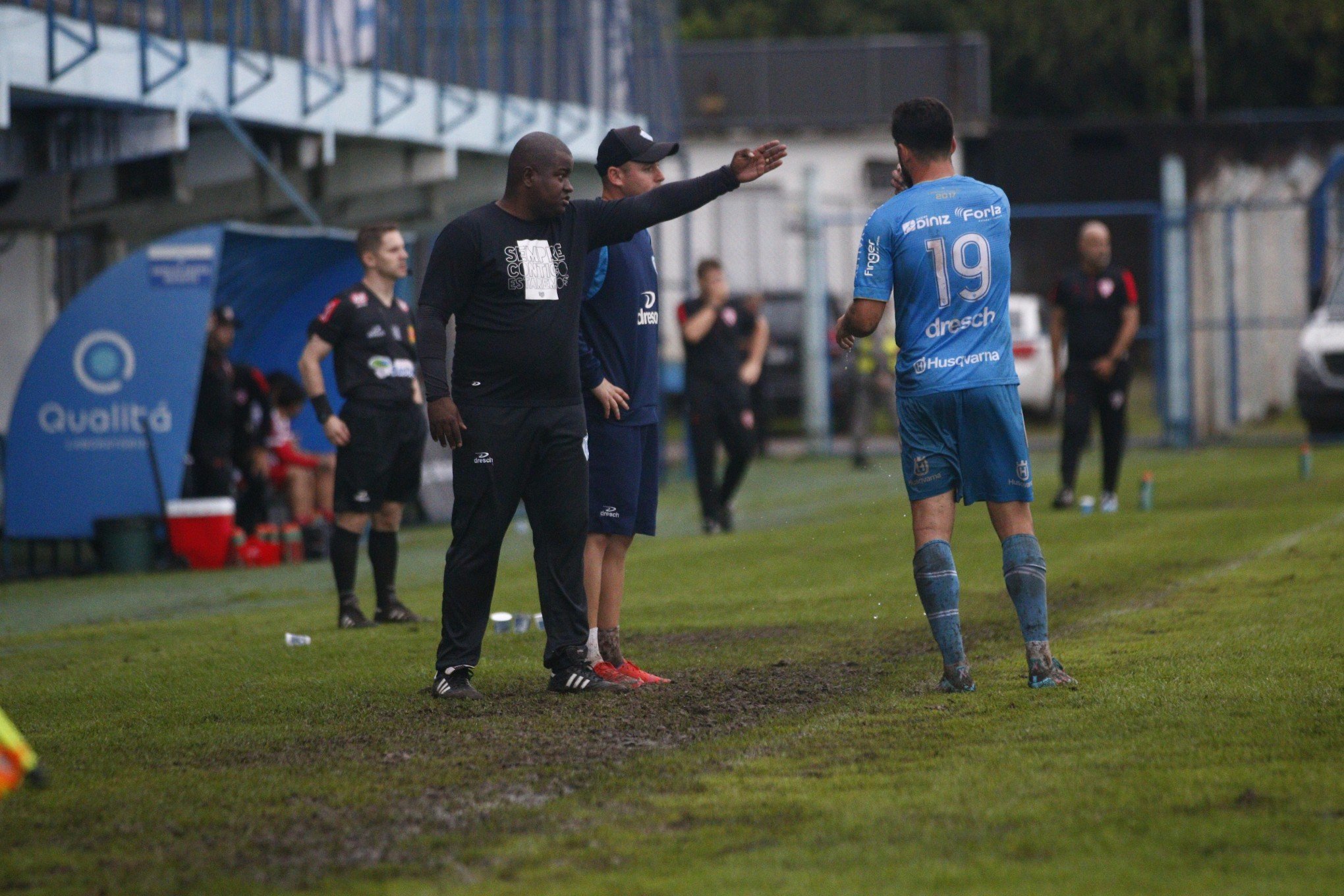 Técnico Edinho Rosa avalia empate do Noia na Copa da FGF: "Fizemos um grande jogo"