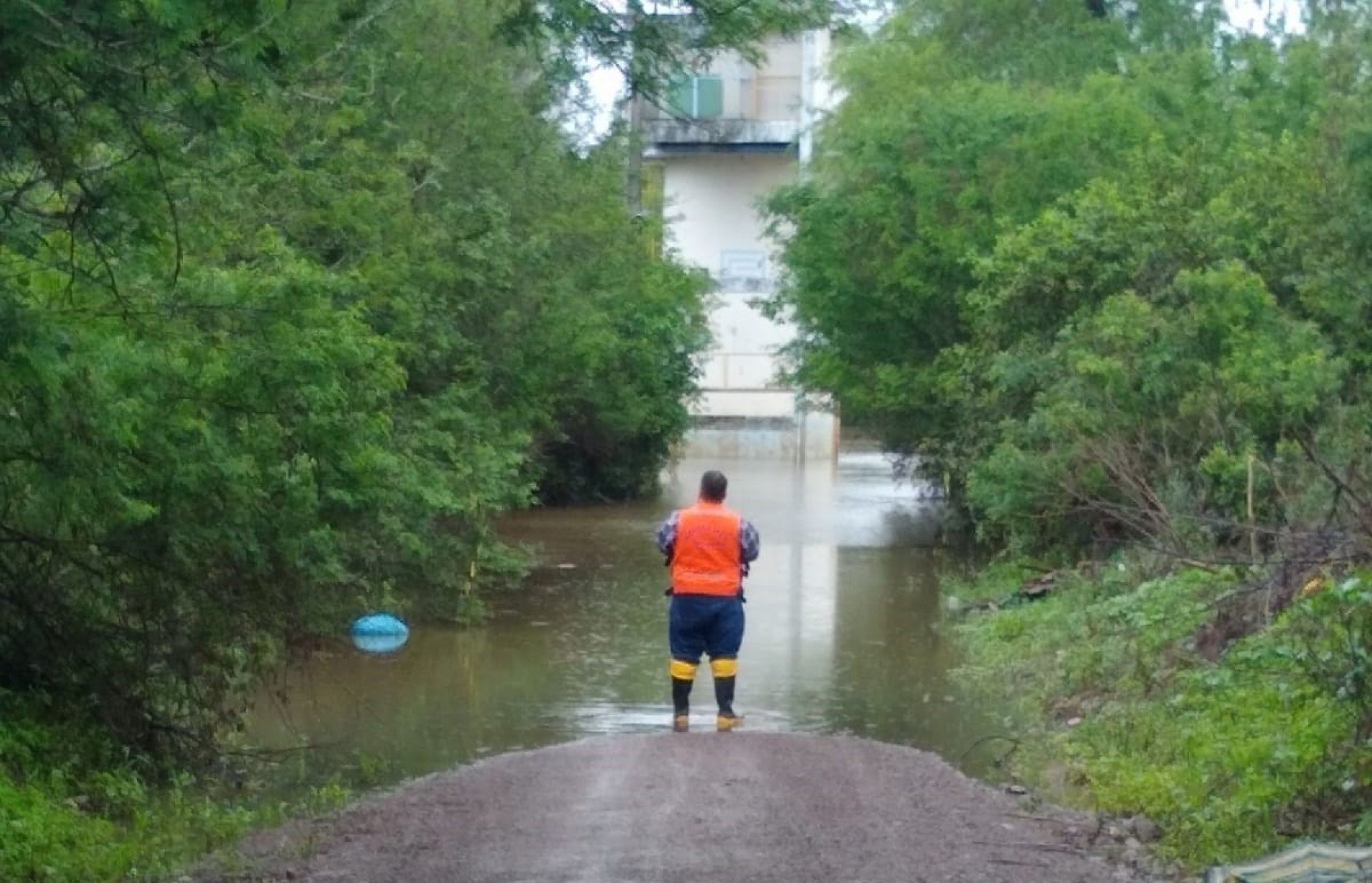 Rio dos Sinos transborda na região; veja a situação nesta segunda-feira