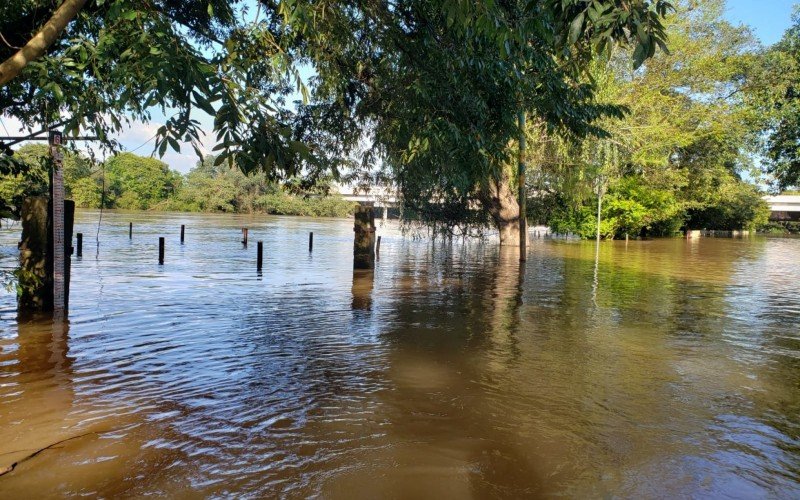 Defesa Civil da cidade segue em constante monitoramento do nível do Sinos 