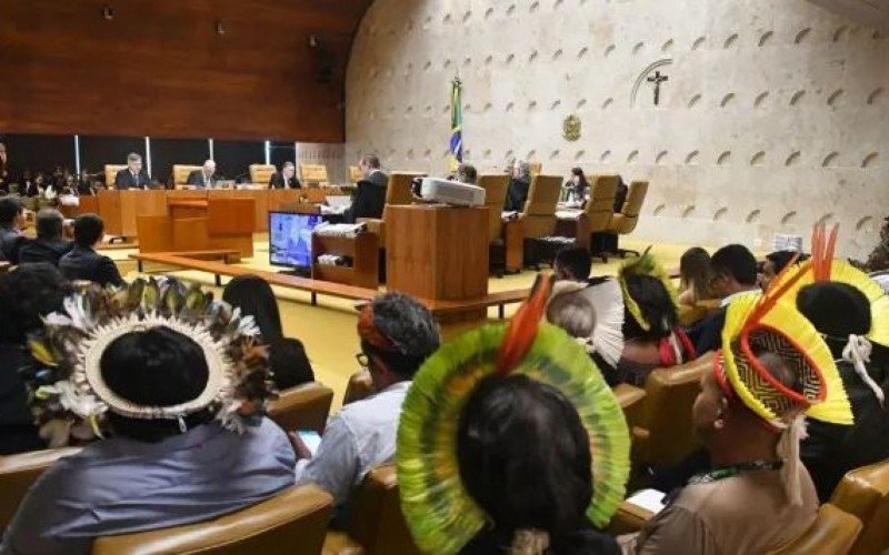 Sessão de julgamento sobre marco temporal no STF em agosto deste ano | Jornal NH