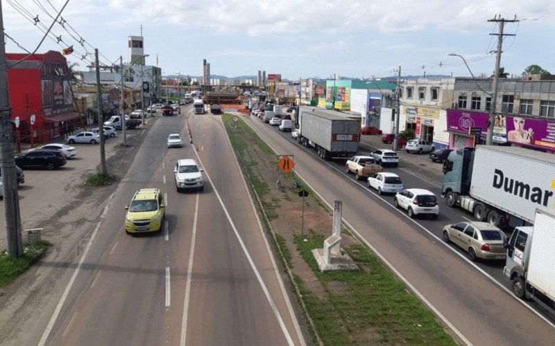 Estreitamento de pista e bloqueios temporários na RS-240, no bairro Scharlau | Jornal NH