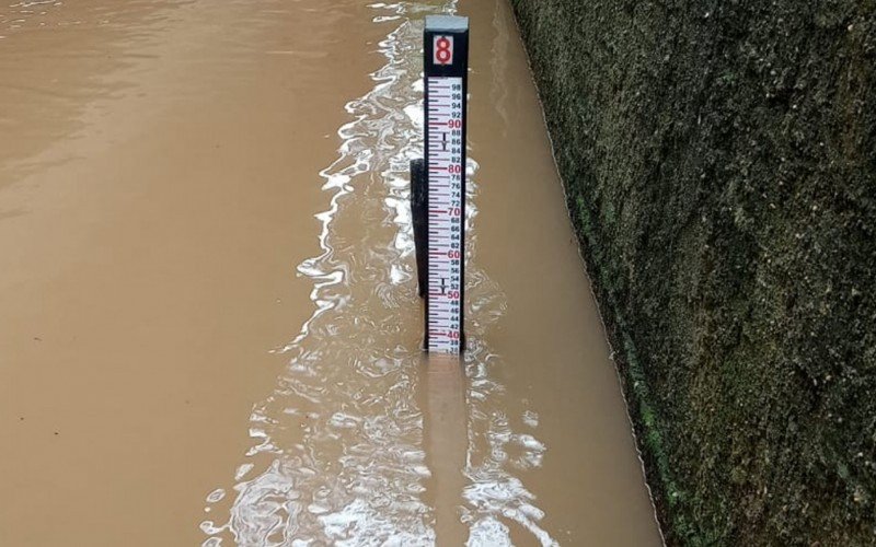 Nível do Rio dos Sinos na manhã deste sábado | Jornal NH