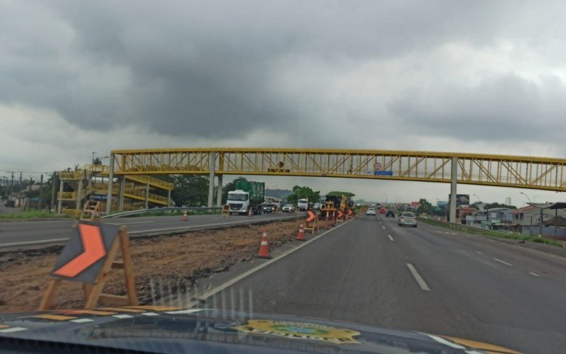 Obras na BR-116, em São Leopoldo | Jornal NH