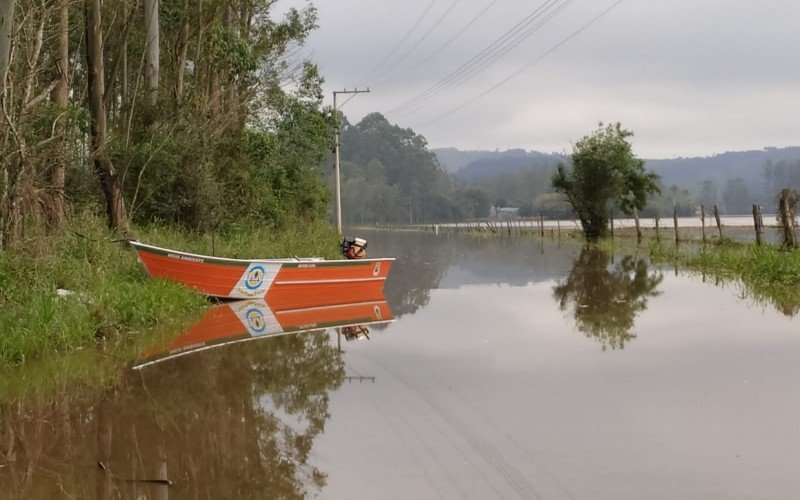 Alagamento do Rio dos Sinos em Sapiranga