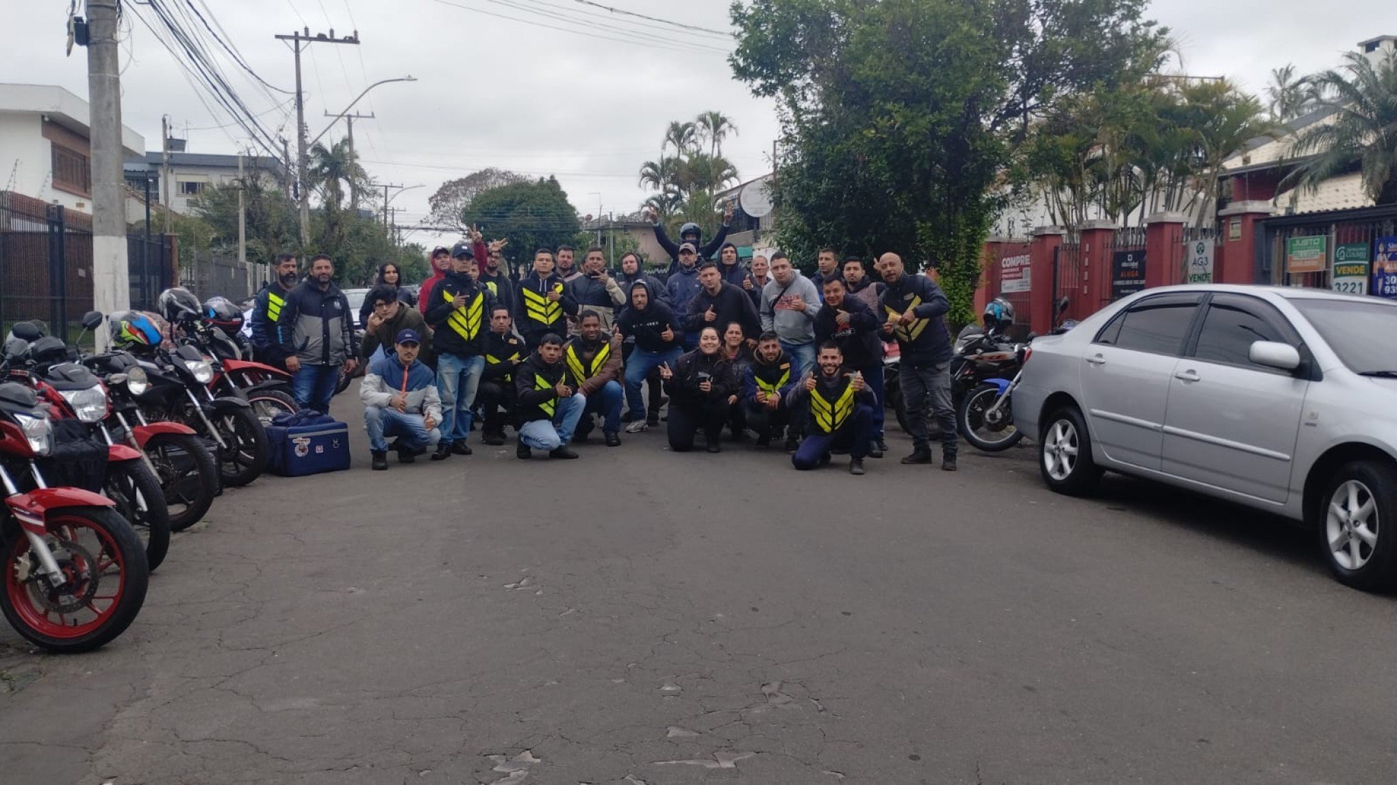 Motoboys de São Leopoldo aderem à paralisação nacional no serviço de entrega