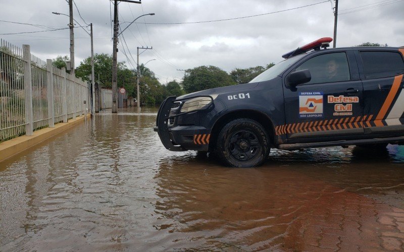 Nível do Rio dos Sinos está em 5,29 metros na Rua da Praia