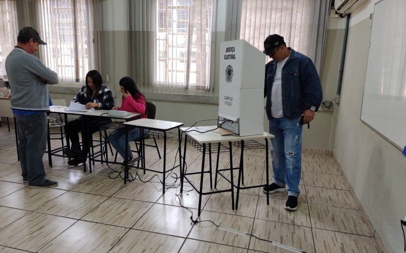 Em Estância Velha, movimento também foi tímido em alguns locais de votação | Jornal NH