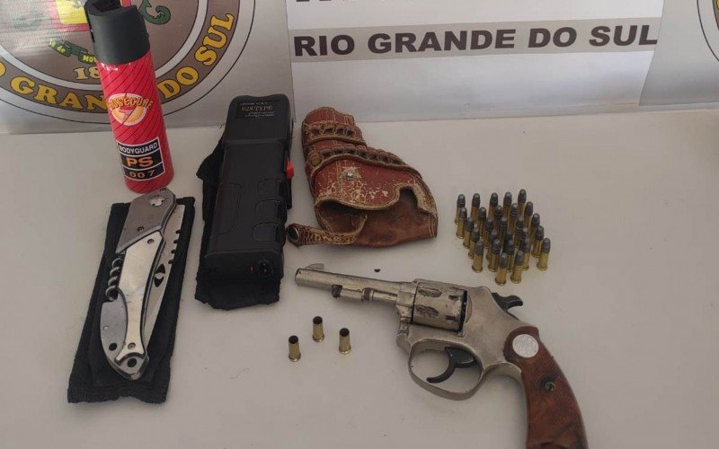 Prisão por disparo de arma de fogo e ameaça em Canela