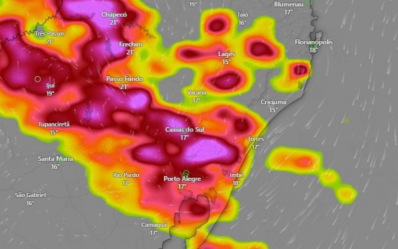 Madrugada e amanhecer de quarta-feira deve ser de tempestade na região | Jornal NH