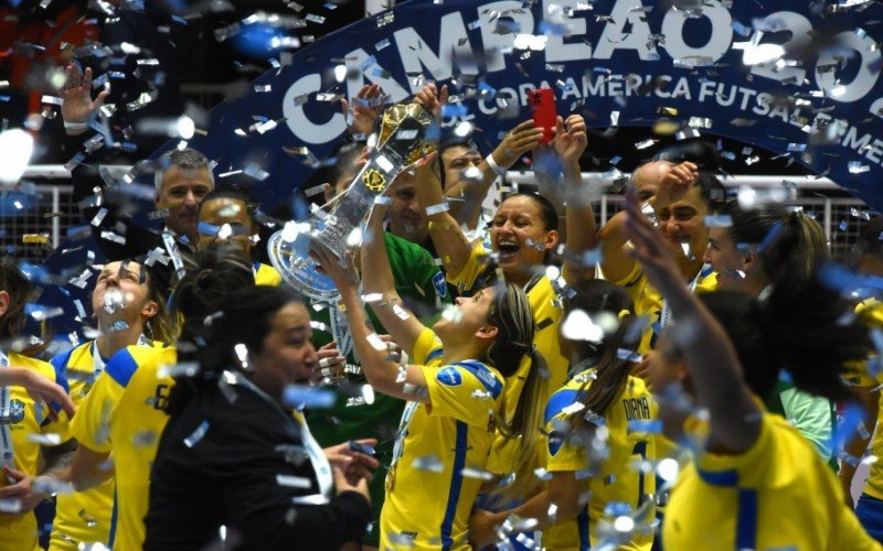 SeleÃ§Ã£o brasileira feminina de futsal conquista Copa AmÃ©rica pela sÃ©tima vez