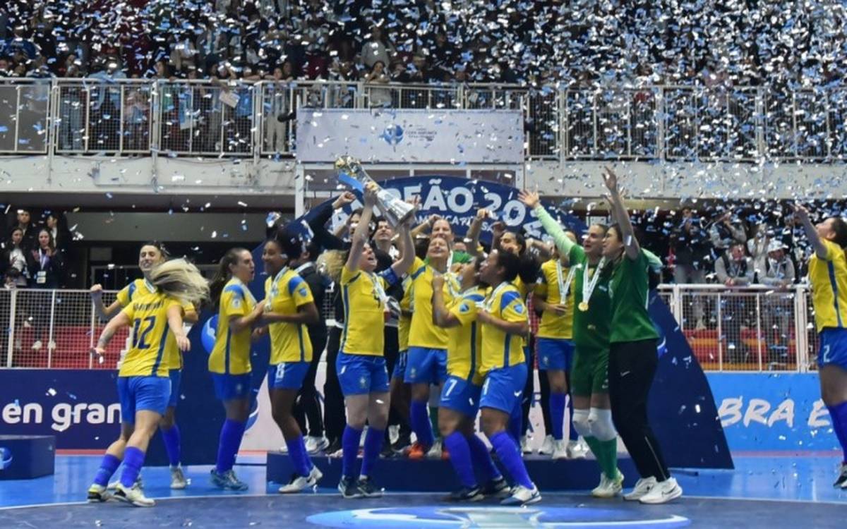 BRASIL vs EQUADOR / Jogo Completo da COPA AMERICA de Futsal Feminino 2023 