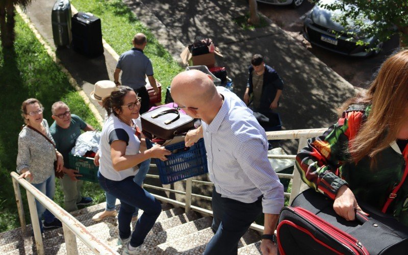 VoluntÃ¡rios comeÃ§aram organizaÃ§Ã£o na segunda-feira (2)