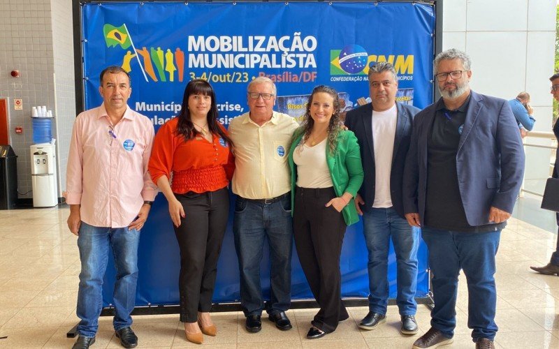 Vereadores e prefeito de Canela participam de Mobilização Municipalista em Brasília