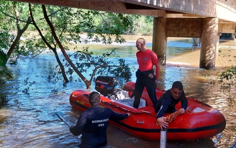 Desaparecimento de morador de Campo Bom mobiliza Bombeiros em buscas no Rio dos Sinos