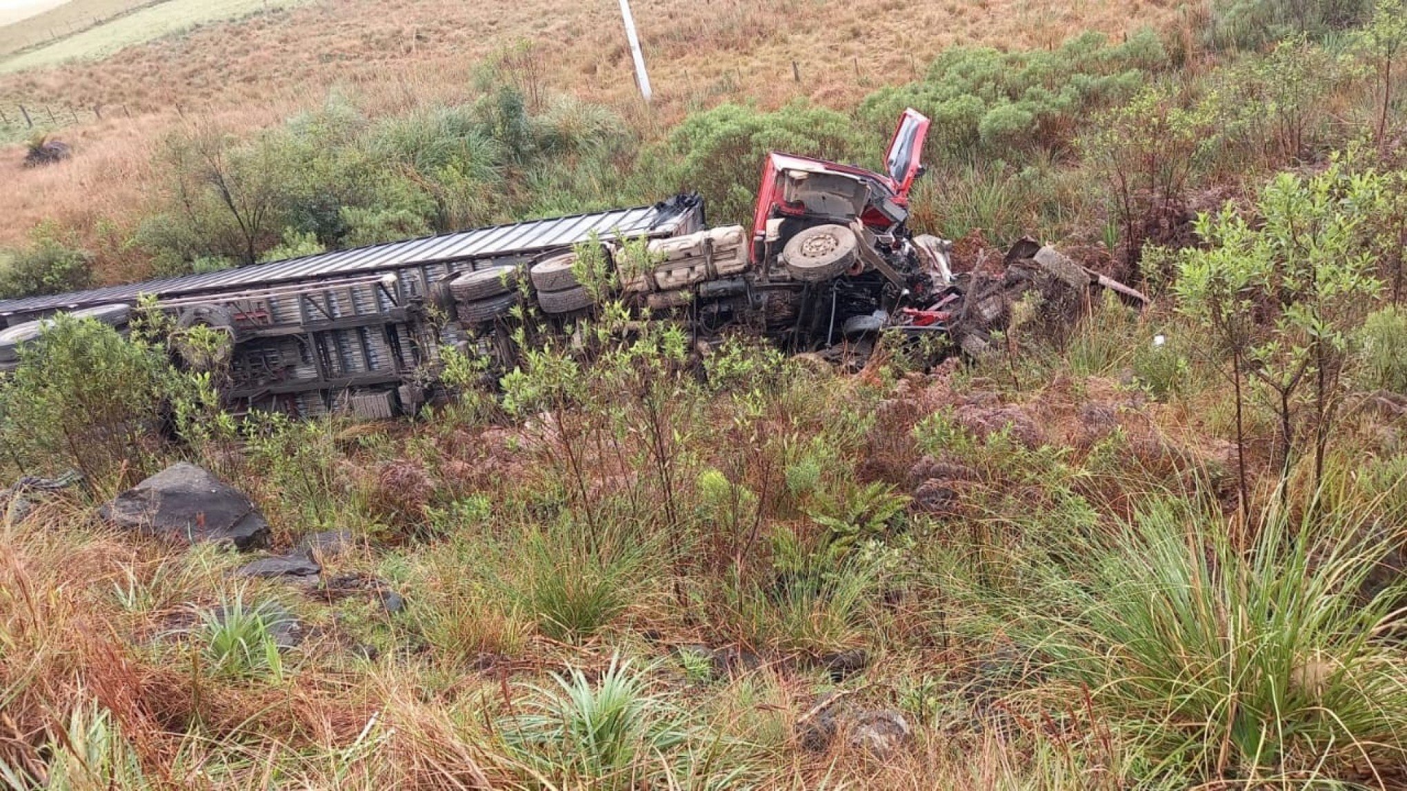 Cinco pessoas da mesma família morrem em acidente de trânsito na RS-235