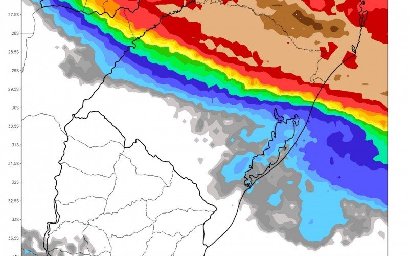 Onde são esperados os maiores volumes de chuva deste fim de semana no RS | Jornal NH