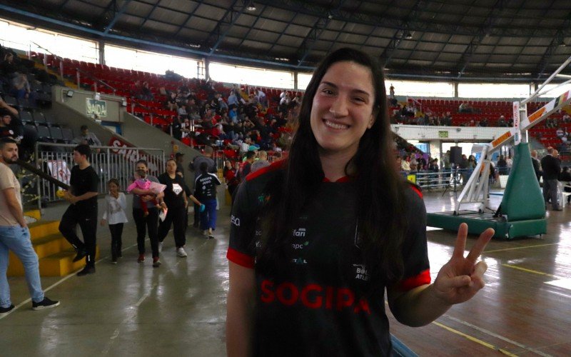 Atleta da Sogipa, Mayra Aguiar esteve no Ginásio Celso Morbach para a 6ª etapa do Circuito de Copas da Federação Gaúcha de Judô (FGJ)