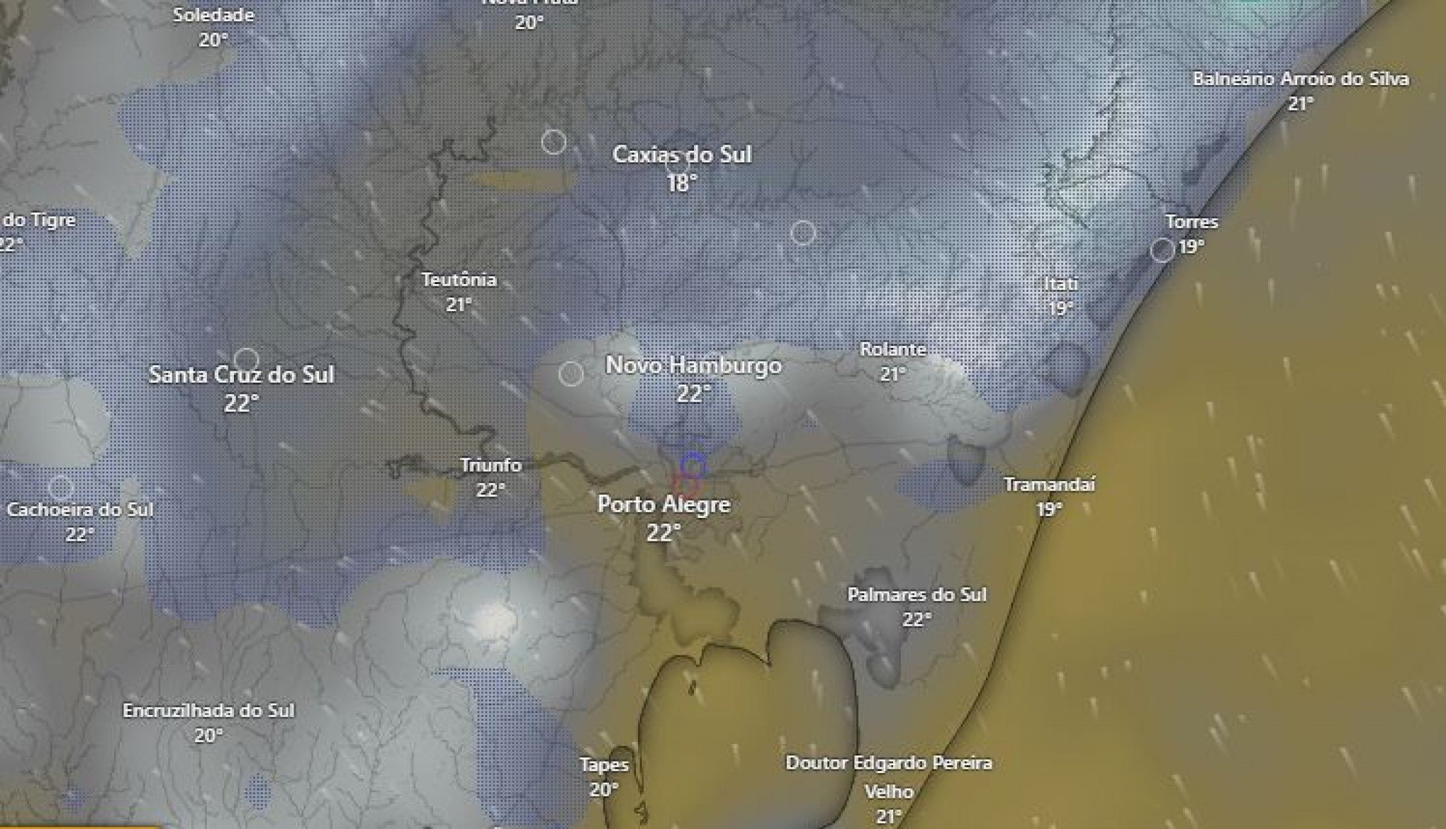 PREVISÃO DO TEMPO: O que esperar desta segunda-feira na Grande Porto Alegre e Vales do Sinos, Caí e Paranhana