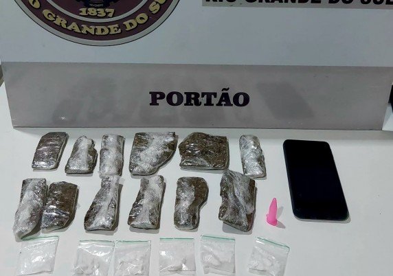 Homem é preso por tráfico de drogas em Portão