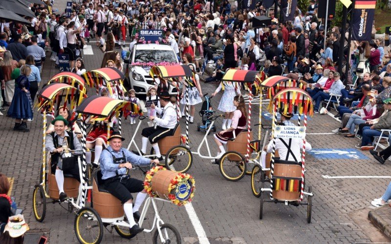 Primeiros dias da Oktoberfest de Santa Cruz do Sul somam 100 mil visitantes