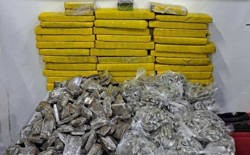 33 quilos de maconha foram apreendidos com o homem