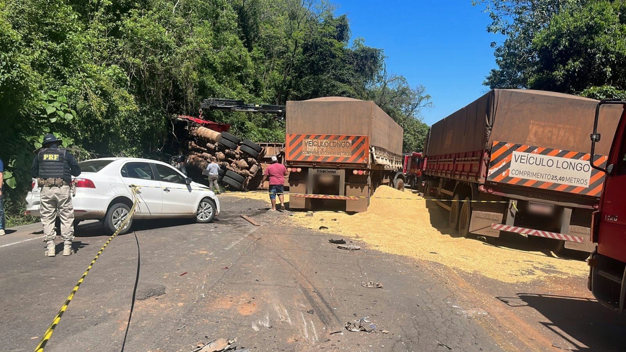 Acidente aconteceu na manhã desta terça-feira na BR-158 | Jornal NH