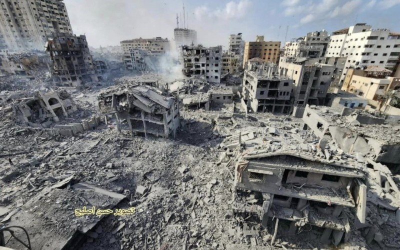 Destruição de prédios na Faixa de Gaza | Jornal NH