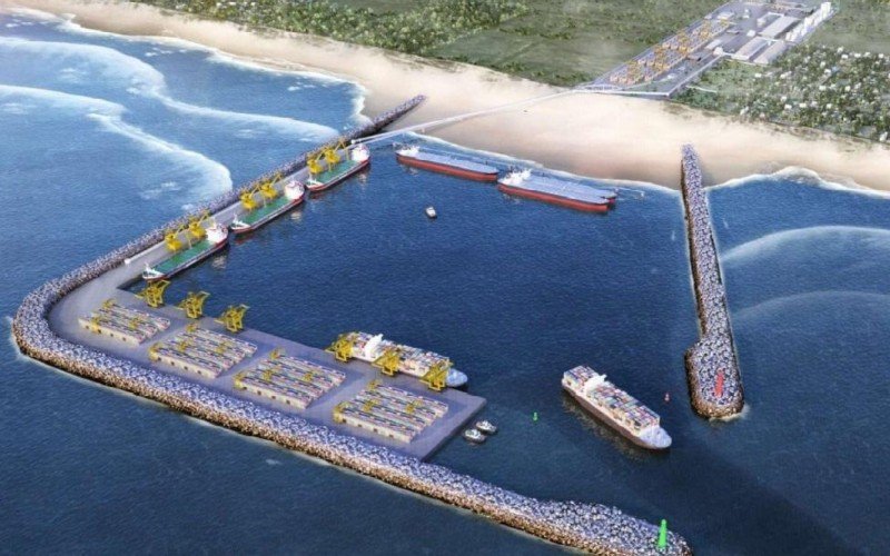 Projeção de como será o Porto Meridional de Arroio do Sal | abc+