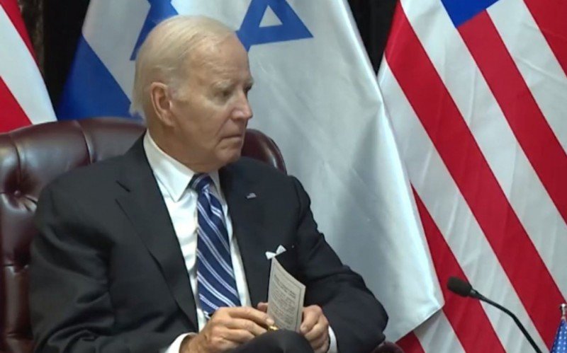 Presidente Joe Biden participa de encontro com primeiro-ministro de Israel apÃ³s bombardeio em hospital na Faixa de Gaza | Jornal NH