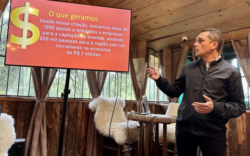 Luciano apresentou os dados da entidade 