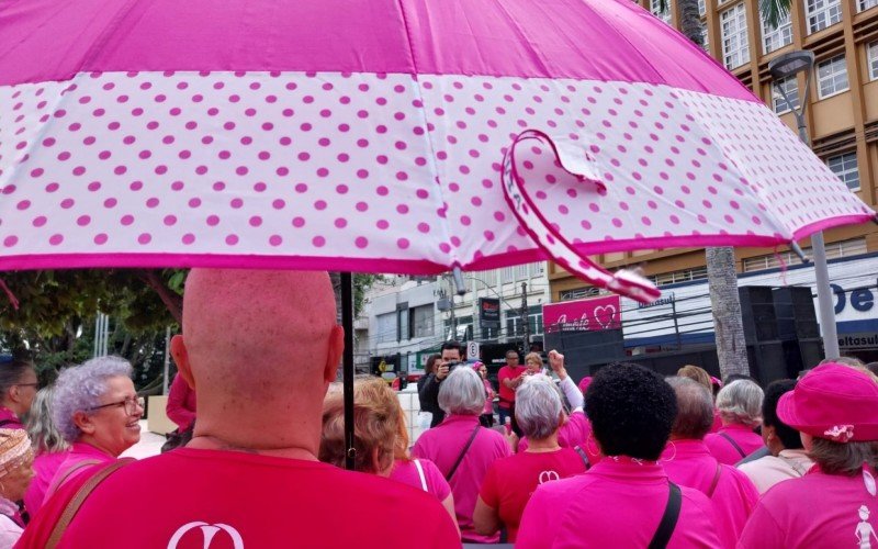 13ª Caminhada do Outubro Rosa ocorreu na manhã desta quarta-feira em Novo Hamburgo | Jornal NH