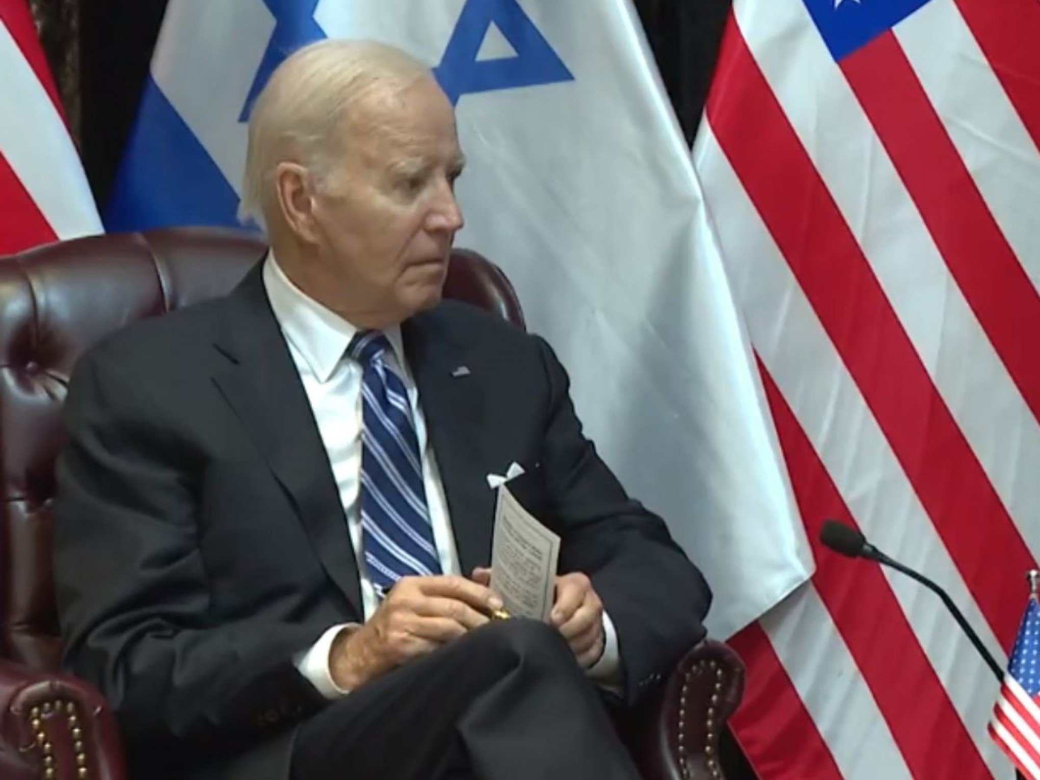 GUERRA ISRAEL-HAMAS: Biden se reúne com Netanyahu e diz que explosão de hospital "parece ser obra do outro lado"