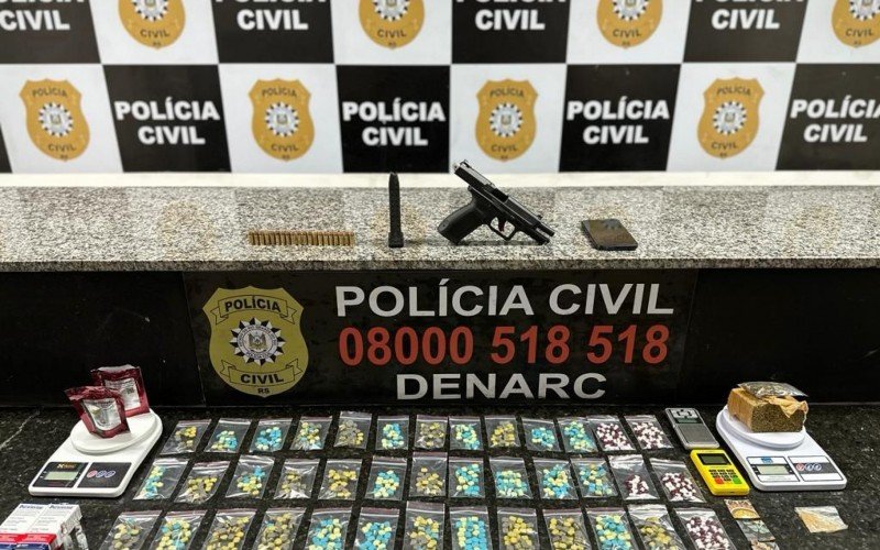 Drogas apreendidas na zona norte de Porto Alegre | Jornal NH