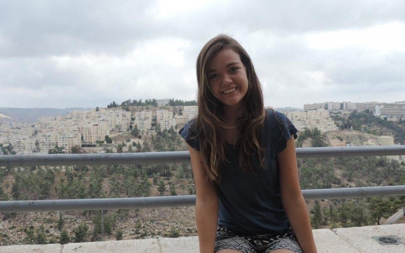 Em 2014, BÃ¡rbara Carolina Federhen viveu por cerca de um mÃªs em Israel, paÃ­s que vive um momento tenso no conflito com a Palestina