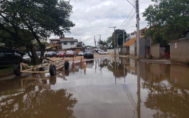 Rio dos Sinos chega a 4,68 metros em São Leopoldo e status segue de Alerta para inundação