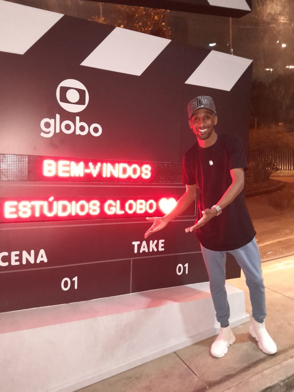 Leopoldense, MÃ¡rcio Oliveira, participou de programa da TV Globo