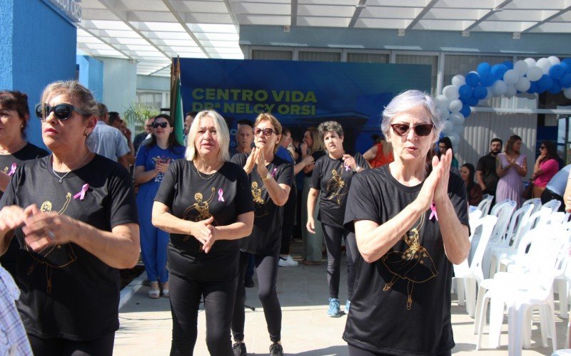 CerimÃ´nia de inauguraÃ§Ã£o do Centro Vida Nelcy Orsi, em Campo Bom 