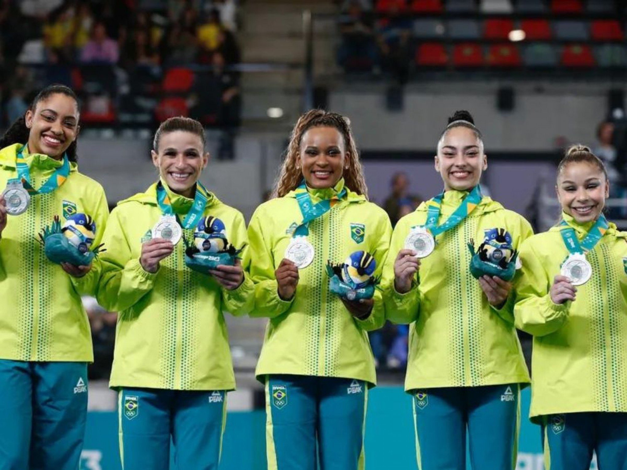 Seleção feminina de ginástica repete Mundial e termina com a prata nos Jogos Pan-Americanos