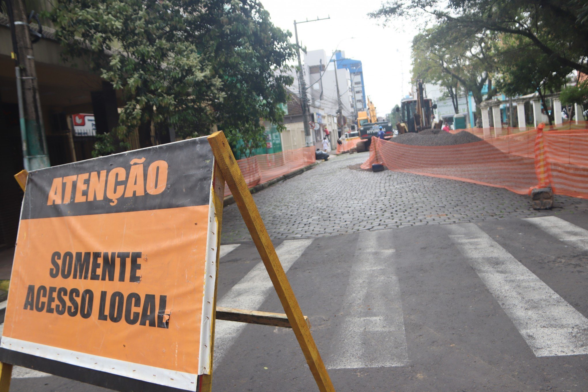 Nova obra de drenagem altera o trânsito no Centro de São Leopoldo